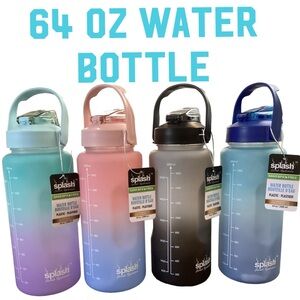 🌸64 oz Water Bottle